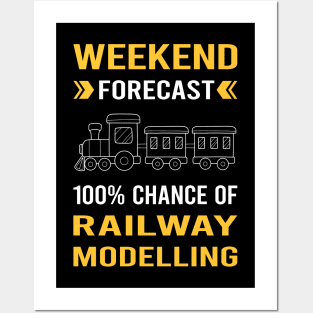 Weekend Forecast Railway Modelling Model Railroading Train Trains Posters and Art